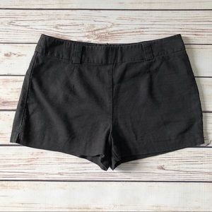 ✨Black Cotton Blend Summer Shorts